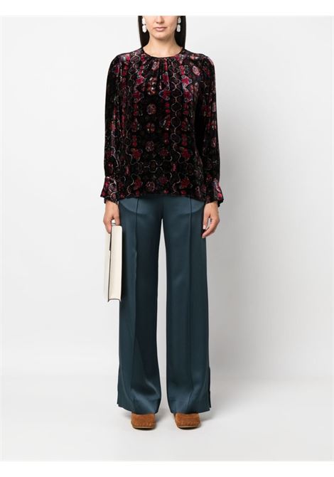 blusa in velluto PIERRE LOUIS MASCIA | Camicia | KANPUR/CML11947361